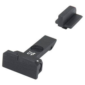 LPA Adj. Sight Set Revolver (Black Finish) Target Blade