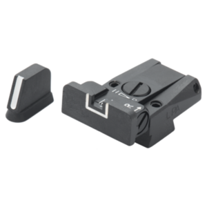 LPA Adj. Sight Set (White Outline) CZ 75/85 (Models with Dovetail Frontsight)