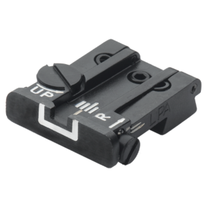 LPA Adj. Rear Sight (White Outline) Browning HP Sport