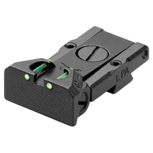 LPA Pro Adj. Rear Sight (Fibre Optic) Bomar Cut